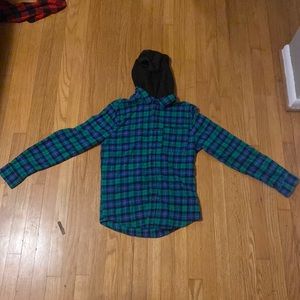 Blue/green flannel